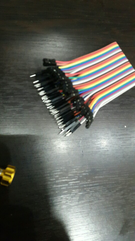 NEW 40pcs/1ROW, 20cm 1p-1p female to male jumper wire Dupont cable for  Breadboard