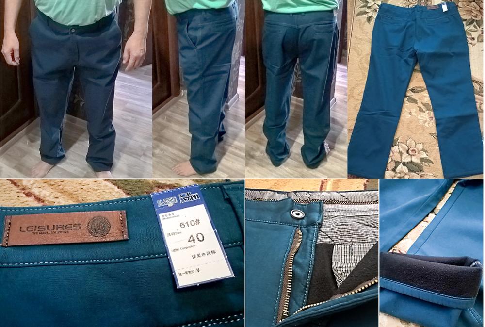 9 Color Winter pants Men Fleece Warm casual thermal pants polar velvet fabric thicke army green gray  size 29-40 A0451