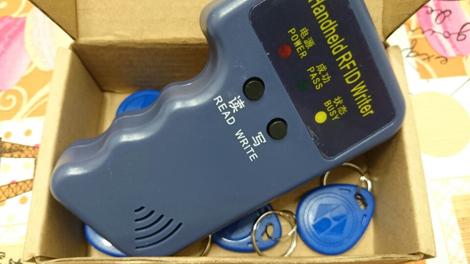 Handheld 125Khz RFID Card Reader Copier Writer Duplicator Programmer ID Card Copy + 5pcs EM4305 each Writable tags