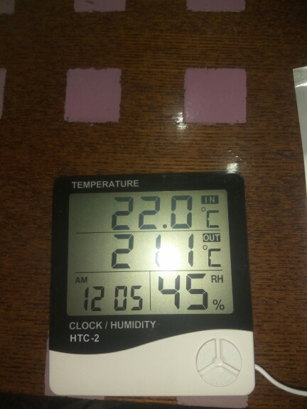 Digital LCD Thermometer Hygrometer Electronic Temperature Humidity Meter Weather Station Indoor Outdoor Tester Alarm Clock HTC-2
