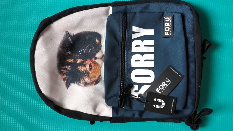 New 3D women backpack school girls cute cat print shoulder backpacks for college students campus back pack animal cat face