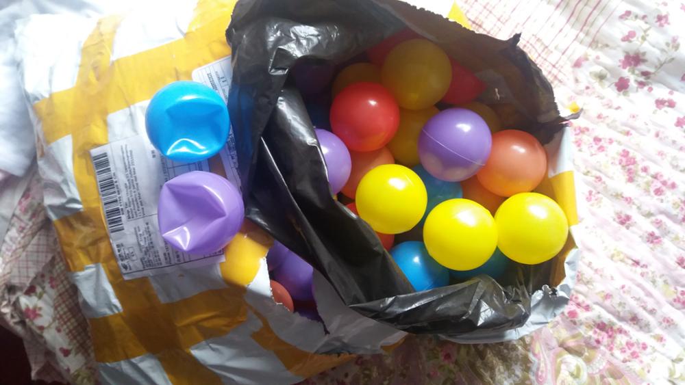 Hot 100pcs/lot Eco-Friendly Colorful Soft Plastic Water Pool Ocean Wave Ball Baby Funny Toys stress air ball outdoor fun sports