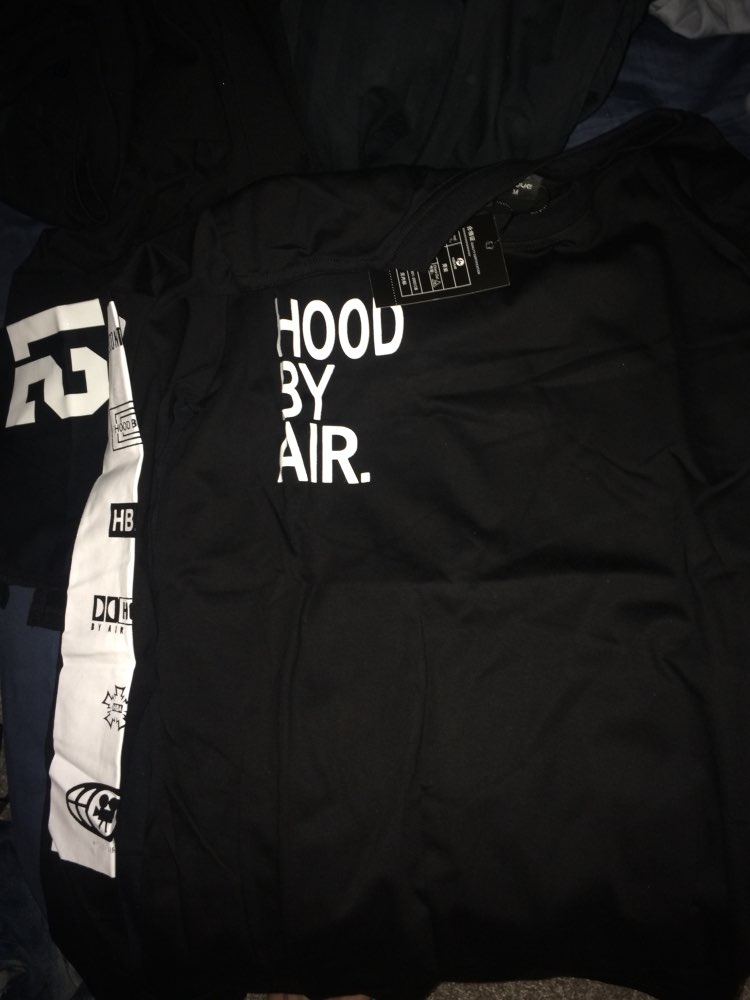 New 2016 Men's Hood By Air Long Sleeve Tee Shirts Man HBA Hip Hop t-shirts Been Trill Printed tshirts Men Camisetas Clothing