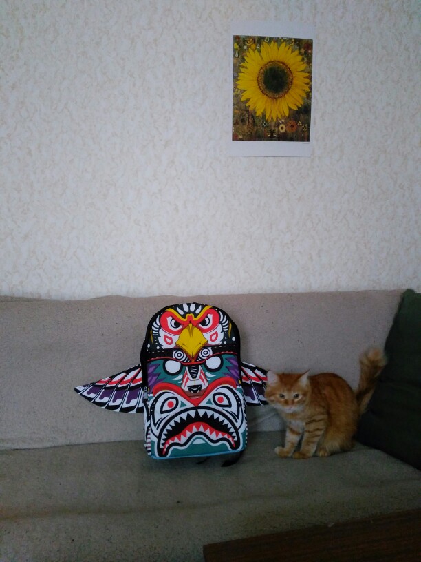New fashion women ethnic brief owl canvas backpack preppy style school lady girl student school travel laptop bag mochila bolsas