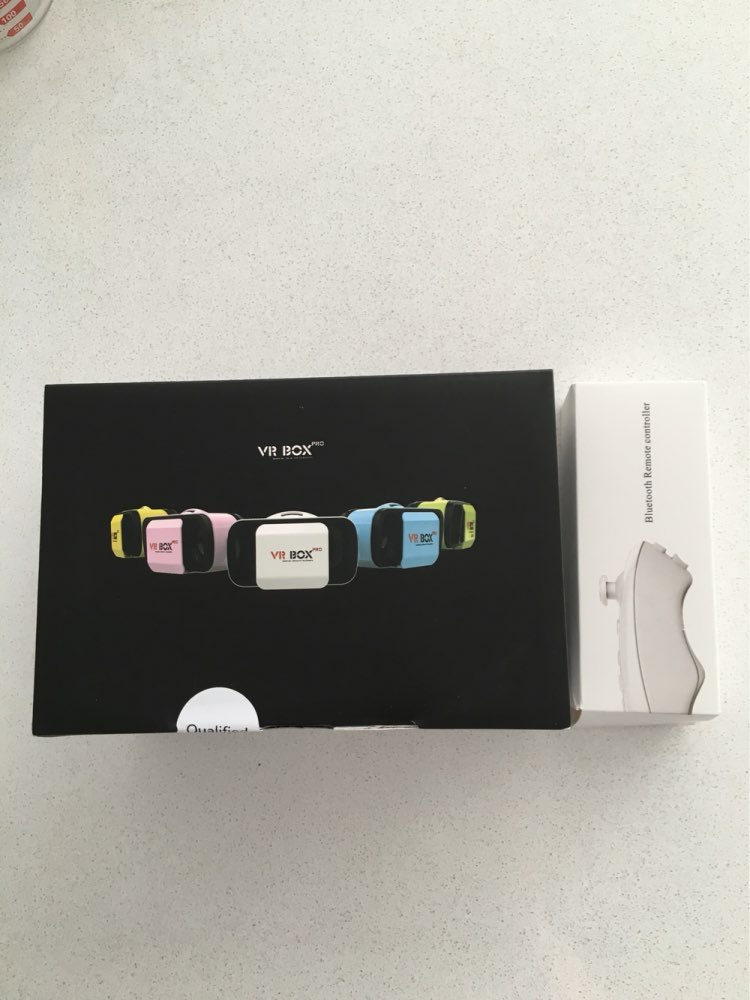 VR BOX 3.0 PRO 2.0 Version Google Cardboard VR Virtual 3D Glasses for 3.5" - 6.0" Smart Phone+Bluetooth Remote Controller