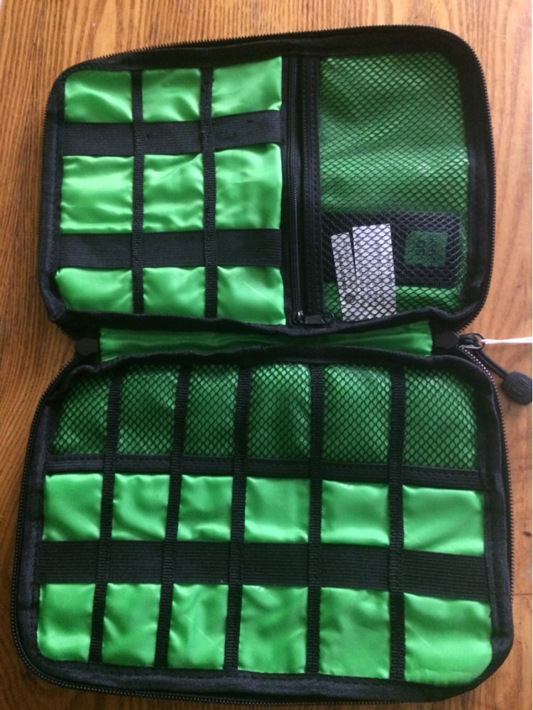 BAGSMART Electronic Accessories Packing Organizers for Earphone USB SD Card Charger Data Cable Travel Bag Pack Suitcase Case 