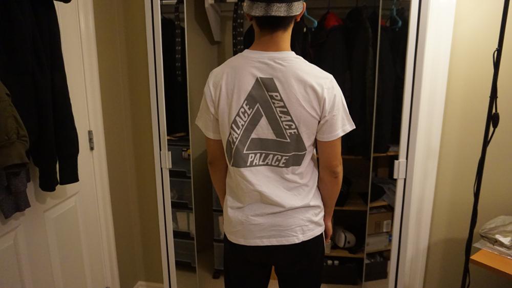 New Men's 3M Reflective Palace Skateboards T Shirt Good Quality 100% Cotton Hip Hop Palace T-Shirt Men Palace Tee Tshirt