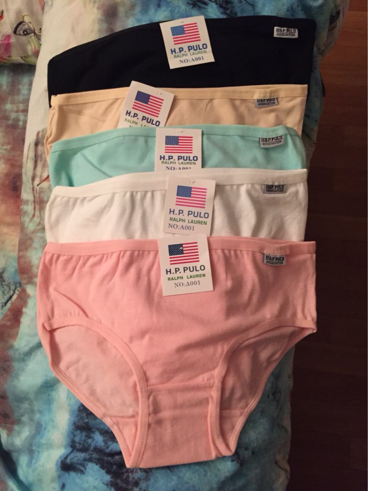 Anti Bacterial 100% Cotton Solid Sexy Women's Cotton Underwears Women Briefs Natural Color Comfortable Ladies Panties Breathable
