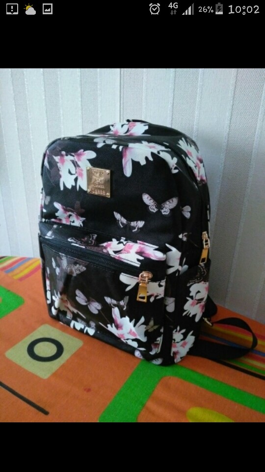 Women Backpack 2016 Hot Sale Fashion Causal Floral Printing Backpacks PU Leather Backpack For Teenagers Girls Mochilas Bolas